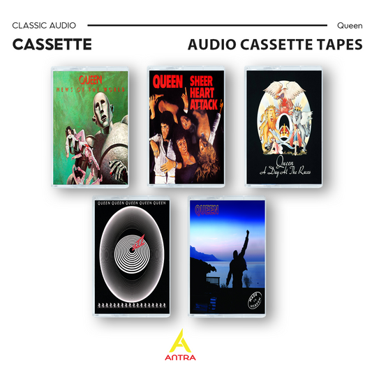 Queen Vintage Cassette Tape Collection – Hand-Recorded Classic Rock Mixtape Set