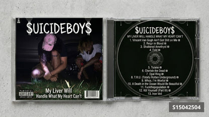 $uicideboy$ – My Liver Will Handle What My Heart Can't CD Fanade | Underground Rap Collector’s Edition | Custom CD Album