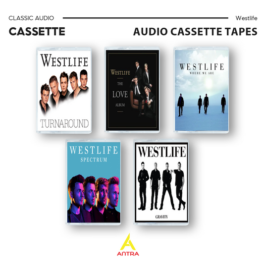 Westlife Retro Cassette Tape Collection – Hand-Recorded Vintage Pop Ballad Mixtape Set