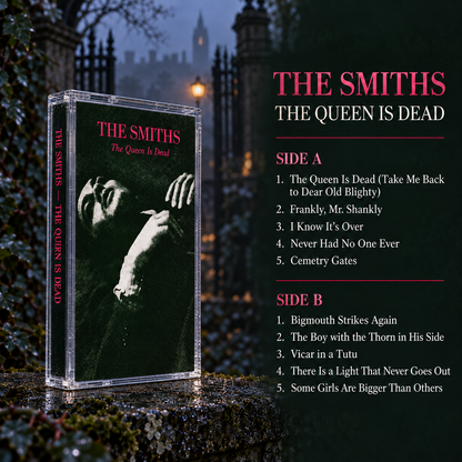 The Smiths Cassette Tape Collection – Hatful of Hollow, The Queen Is Dead, The Sound of The Smiths, Louder Than Bombs, Meat Is Murder – Vintage Indie Rock & Alternative Mixtape