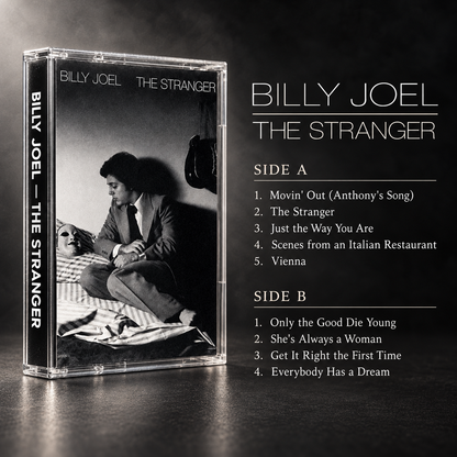 Billy Joel Retro Cassette Tape Collection – Vintage Mixtape for Collectors
