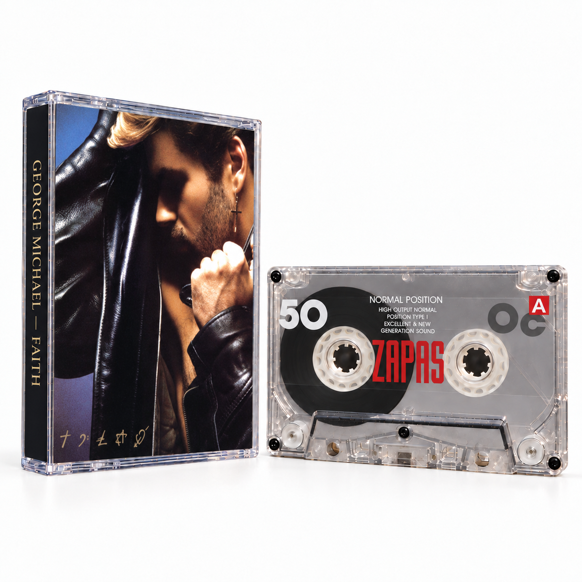 George Michael Handmade Cassette Collection – Faith, Listen Without Prejudice Vol. 1 & Older