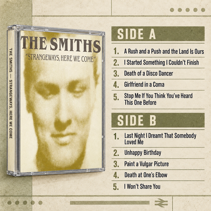 The Smiths Cassette Tape Set – Strangeways Here We Come, Best I, Rank, The World Won’t Listen, Best II – Vintage Indie Rock & Alternative Collection