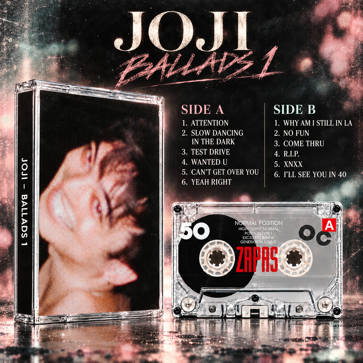 joji Ballads 1 nectar セット Joji Cassette Tape Collection – Retro Hand-Recorded Mixtapes