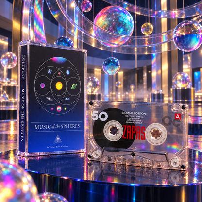 Coldplay Cassette Tape Collection – Parachutes, Viva La Vida, Moon Music & Music of the Spheres – Choose One or Complete Set
