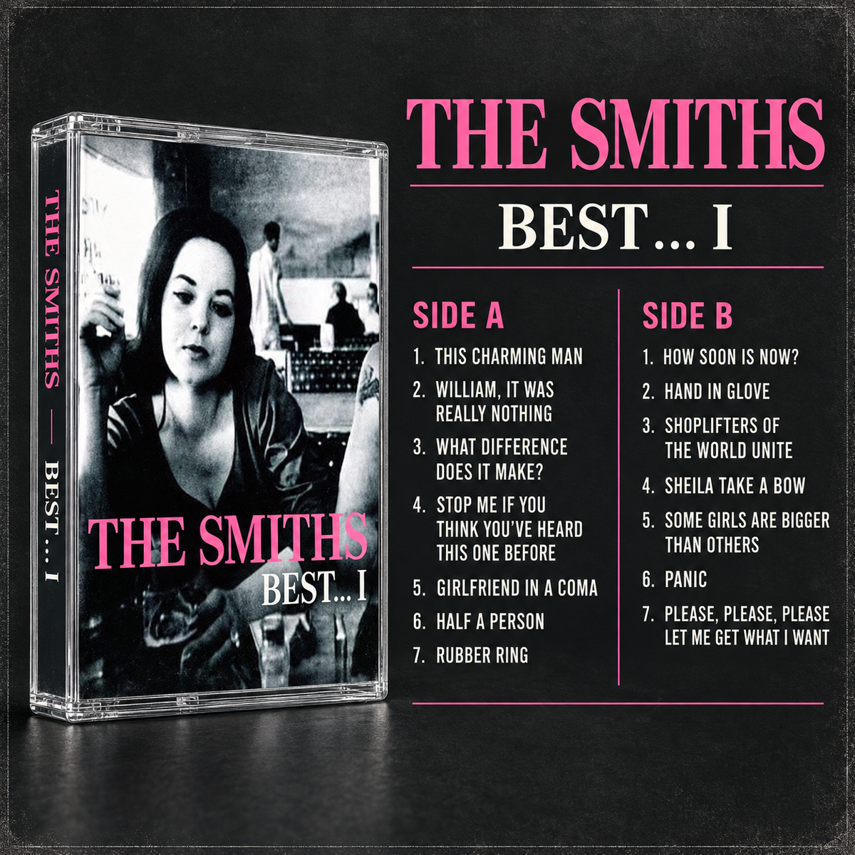 The Smiths Cassette Tape Set – Strangeways Here We Come, Best I, Rank, The World Won’t Listen, Best II – Vintage Indie Rock & Alternative Collection