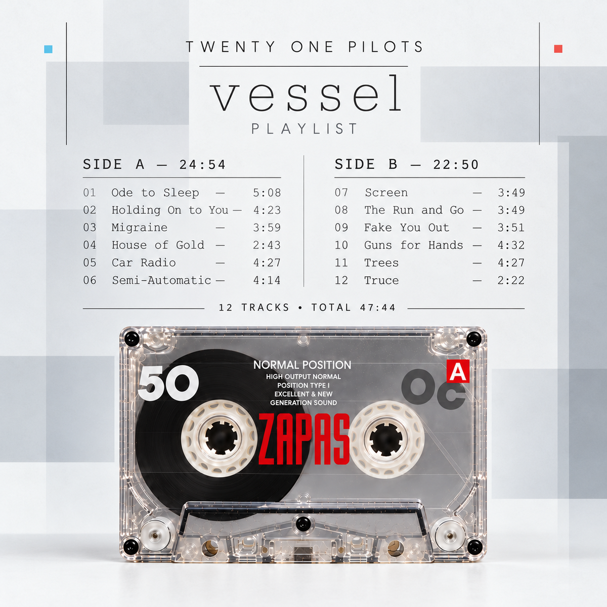 Twenty One Pilots Cassette Collection