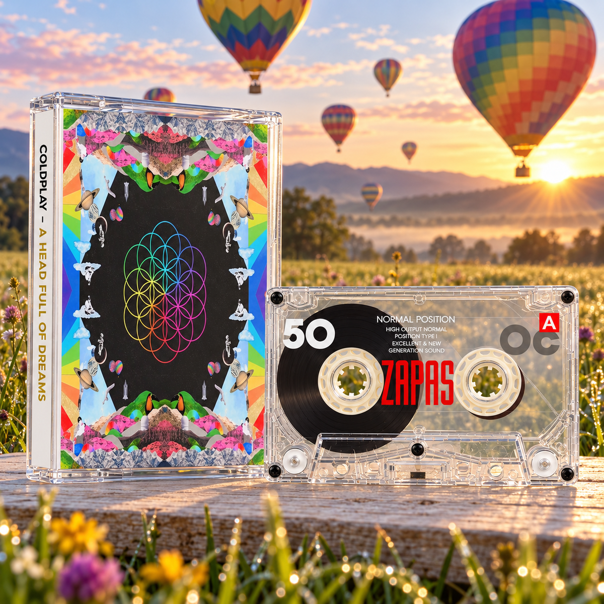 Coldplay Cassette Tape Collection – 4 Iconic Albums