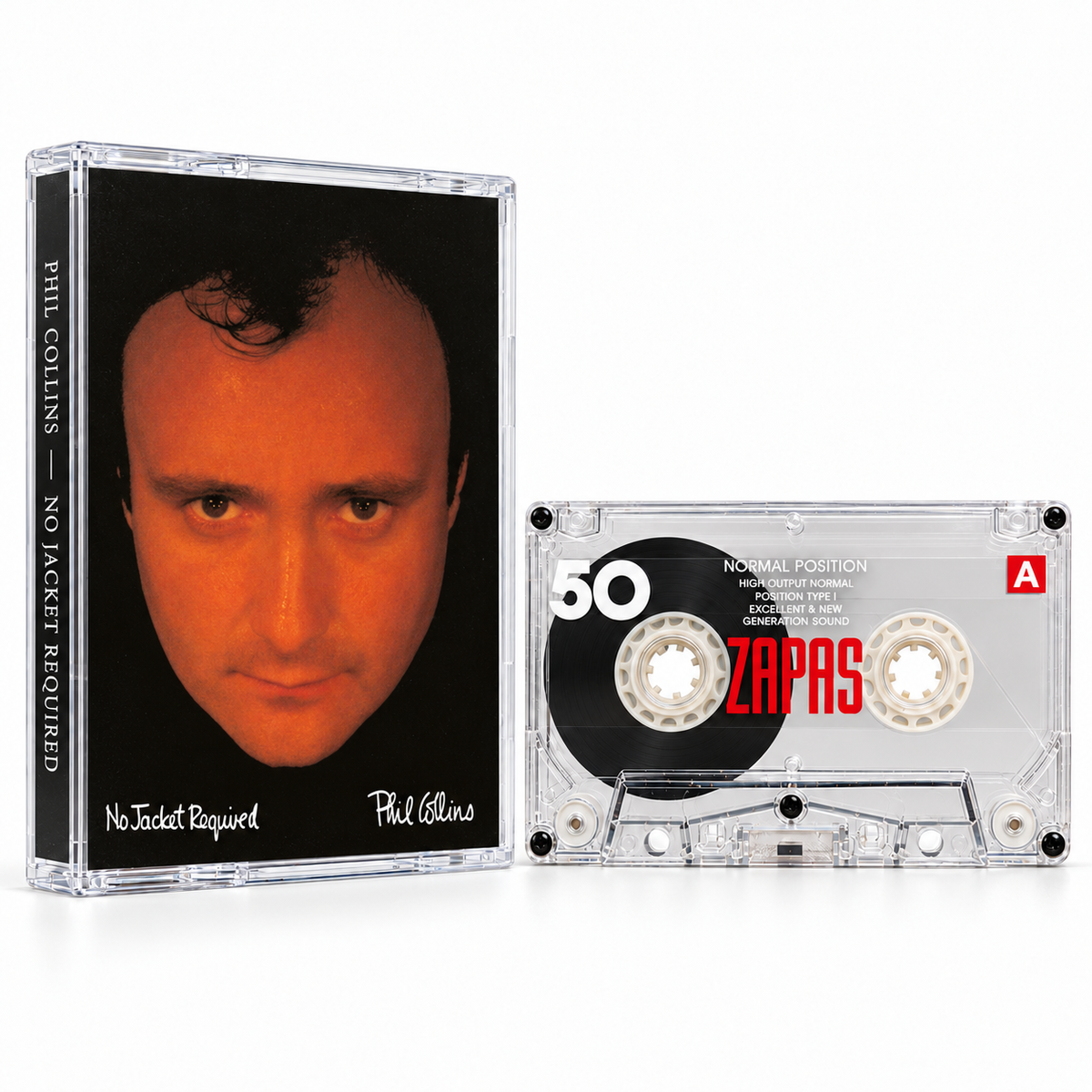 Phil Collins Handmade Cassette Tape Collection