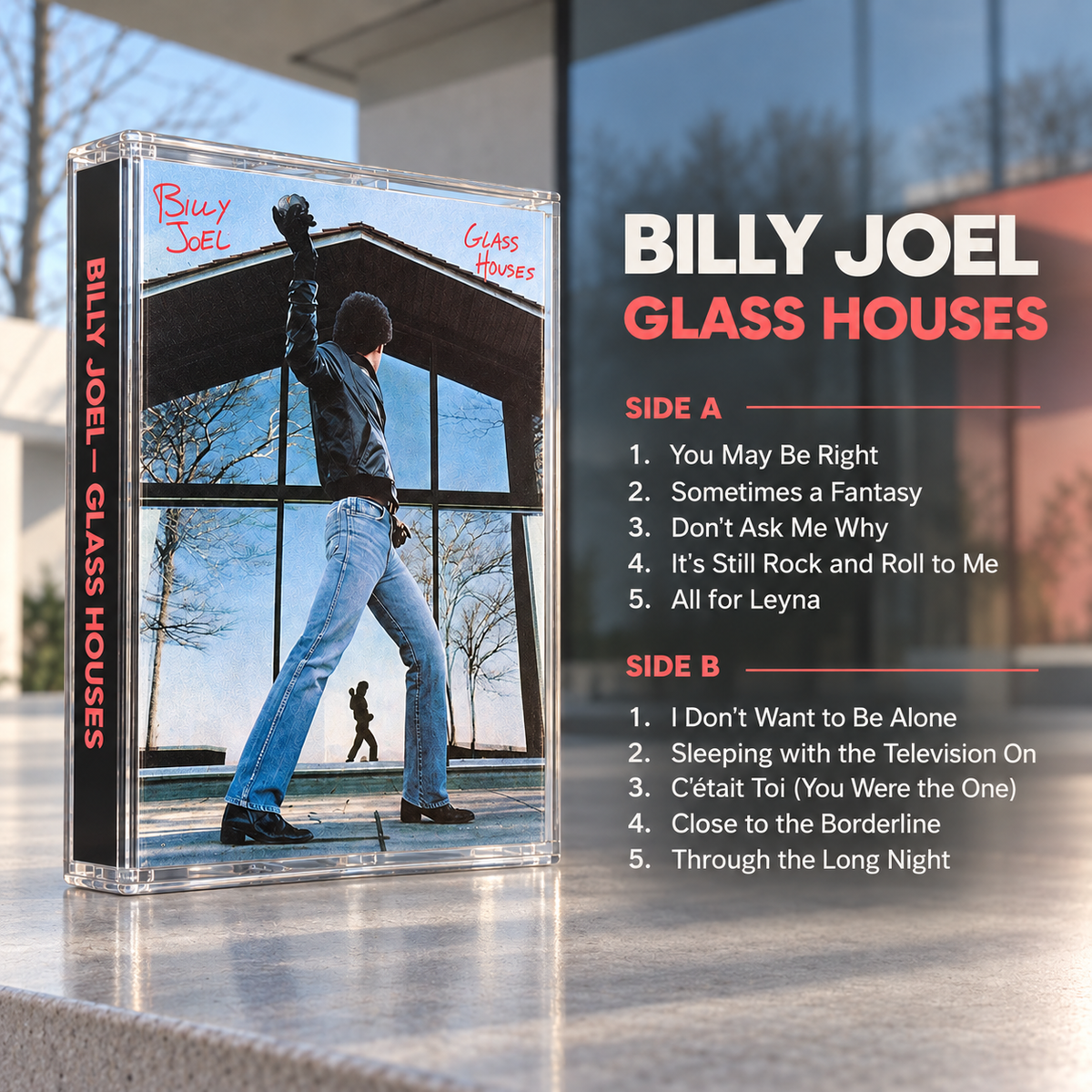 Billy Joel Retro Cassette Tape Collection – Vintage Mixtape for Collectors