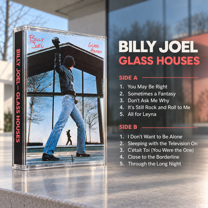 Billy Joel Retro Cassette Tape Collection – Vintage Mixtape for Collectors