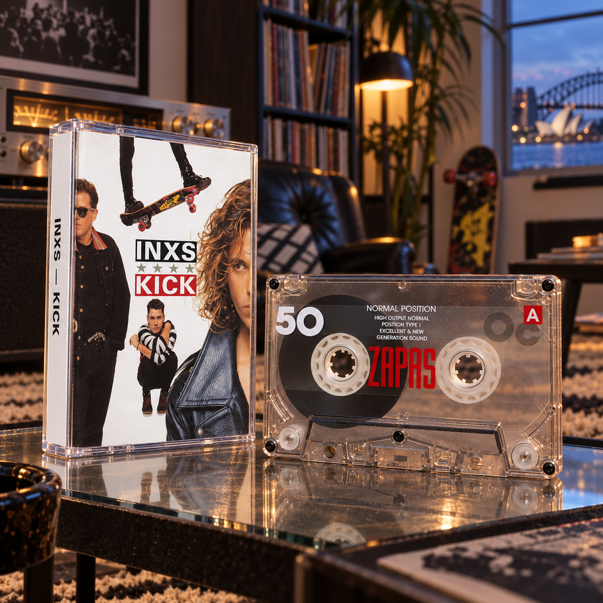 INXS Cassette Tape Collection – Classic New Wave & Pop Rock Albums