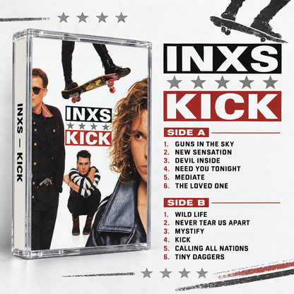 INXS Cassette Tape Collection – Classic New Wave & Pop Rock Albums