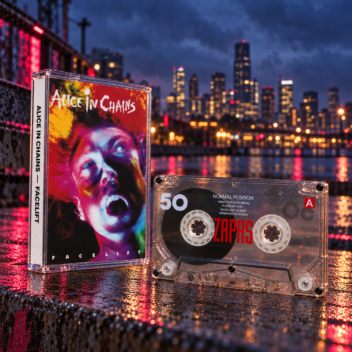 Alice In Chains Cassette Tape Collection – Classic Grunge & Alternative Rock Albums
