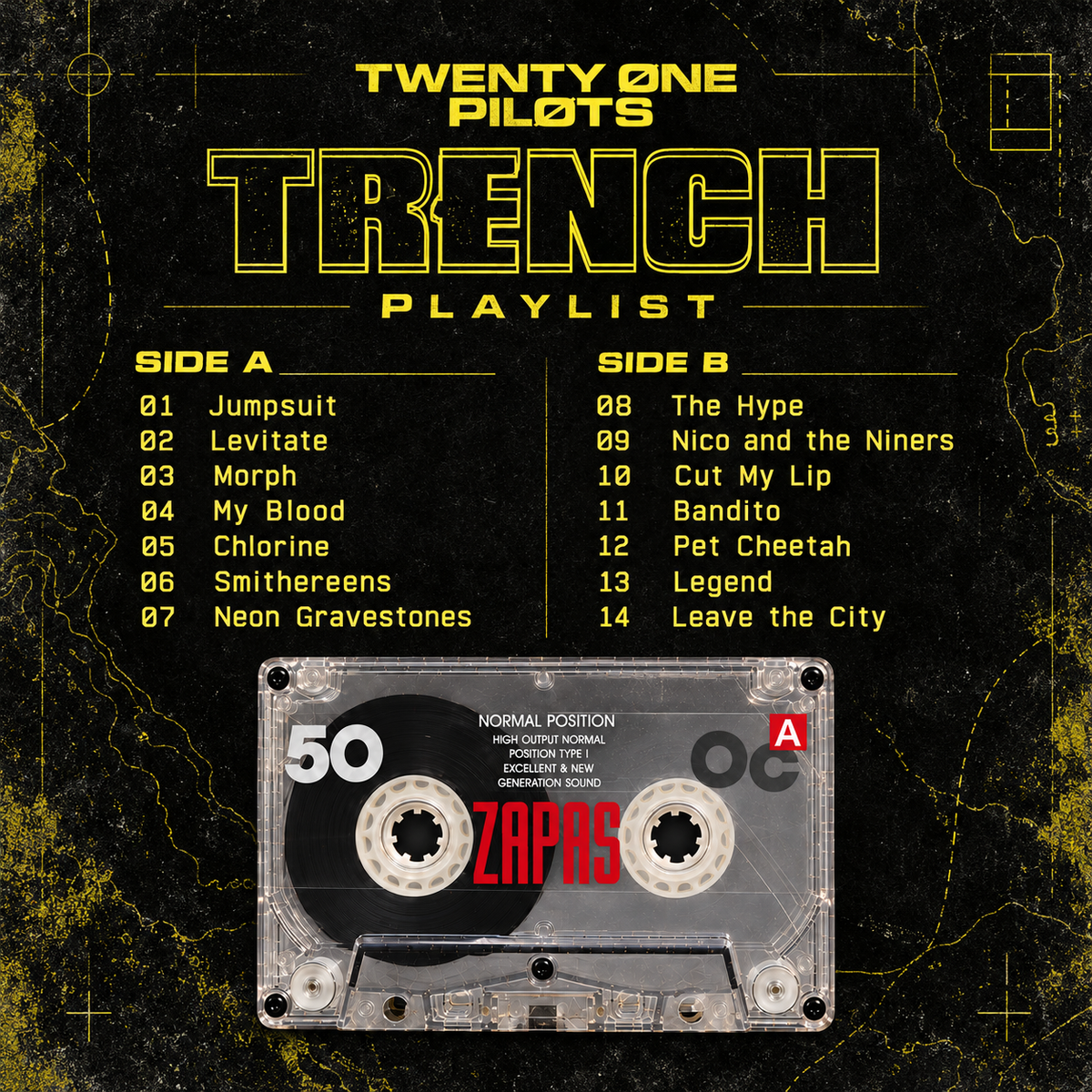 Twenty One Pilots Cassette Collection