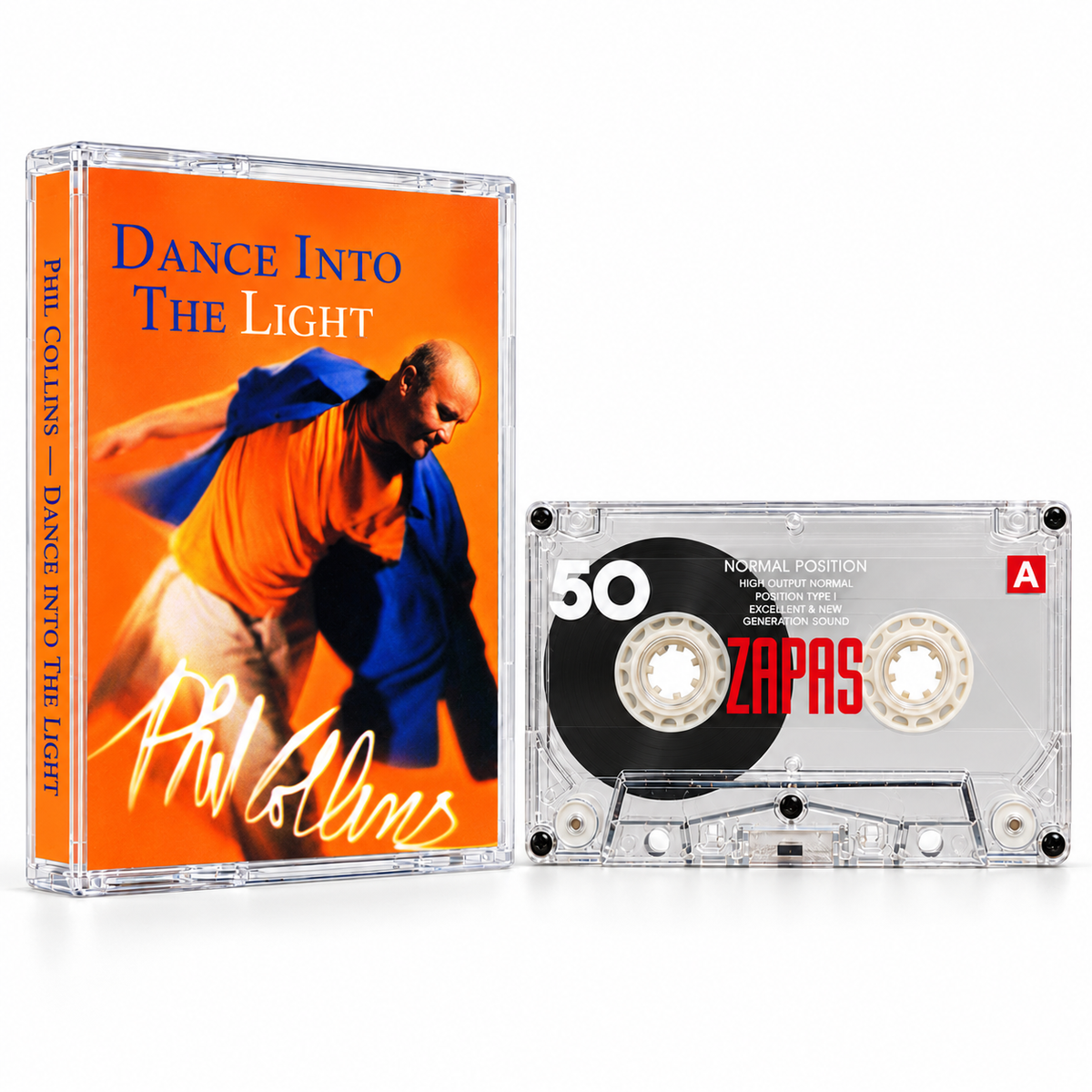 Phil Collins Handmade Cassette Tape Collection