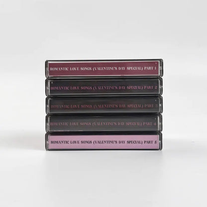 Valentine Love Songs Cassette Tapes – Romantic Mixtape - Custom Analog Cassette Gift