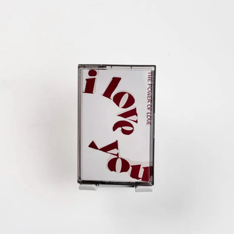 Handmade Valentine Love Songs Cassette Tape – Vintage Romantic Mix