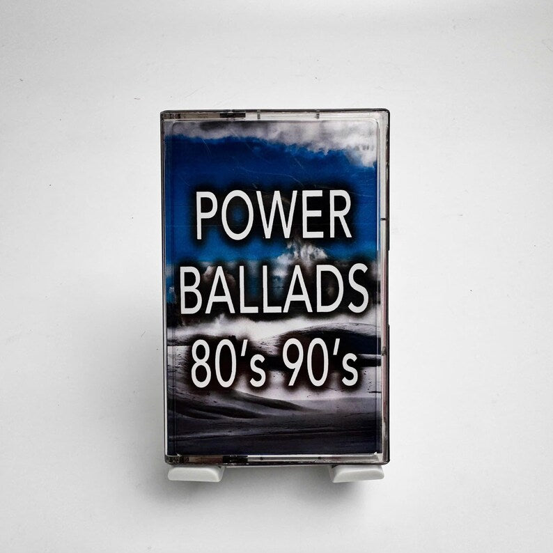 Power Ballads Cassette Tapes – Handmade 80s & 90s Love Songs Mixtape