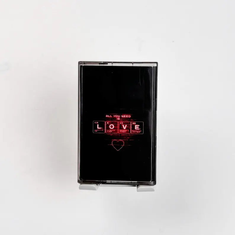 Valentine Love Songs Cassette Tapes – Romantic Mixtape - Custom Analog Cassette Gift