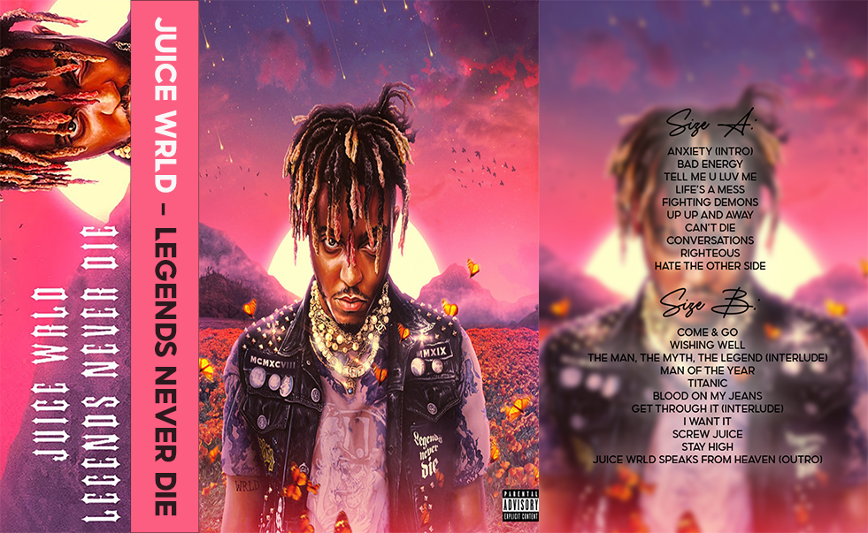 Juice WRLD Handmade Cassette Collection – Choose One Album or Complete 6-Tape Set