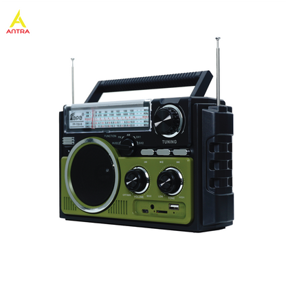 Multi-Band Radio FP-722S | AM FM SW, Bluetooth, Solar Powered & Free USB and Free Shipping